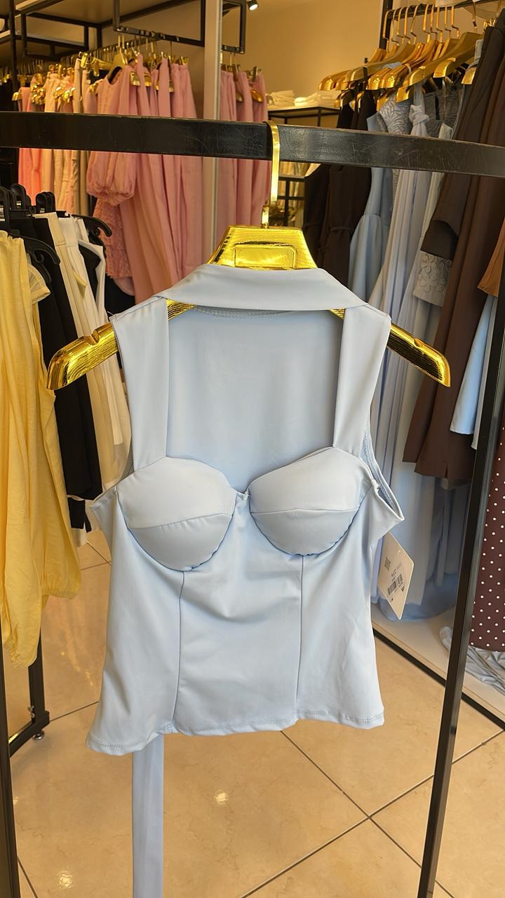 Structured Bustier Top