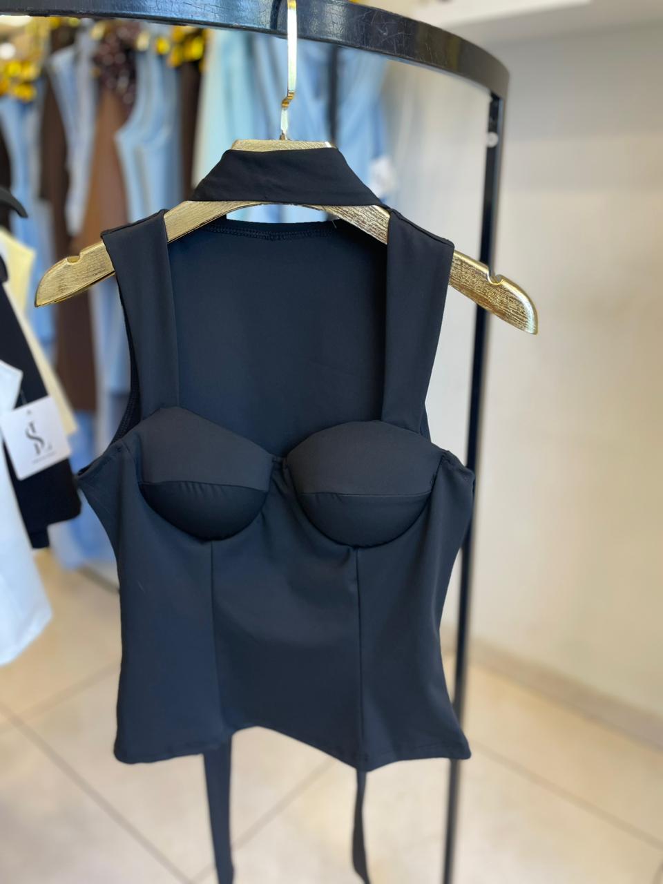 Structured Bustier Top