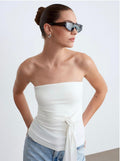 Strapless Crop Top