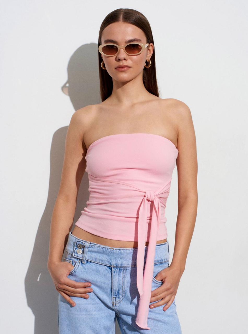 Strapless Crop Top